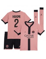 Paris Saint-Germain Achraf Hakimi #2 Alternativní dres pro děti 2024-25 Krátký Rukáv (+ trenýrky)